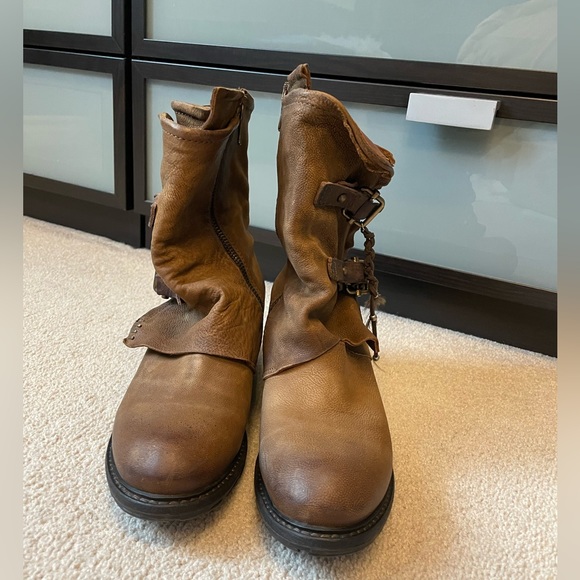 A.S.98 x Free People Moto Boots - Picture 3 of 9